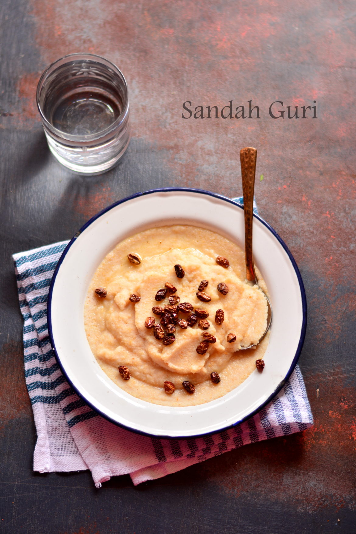 Sandah Guri Recipe (Assamese Roasted Rice Flour Porridge)