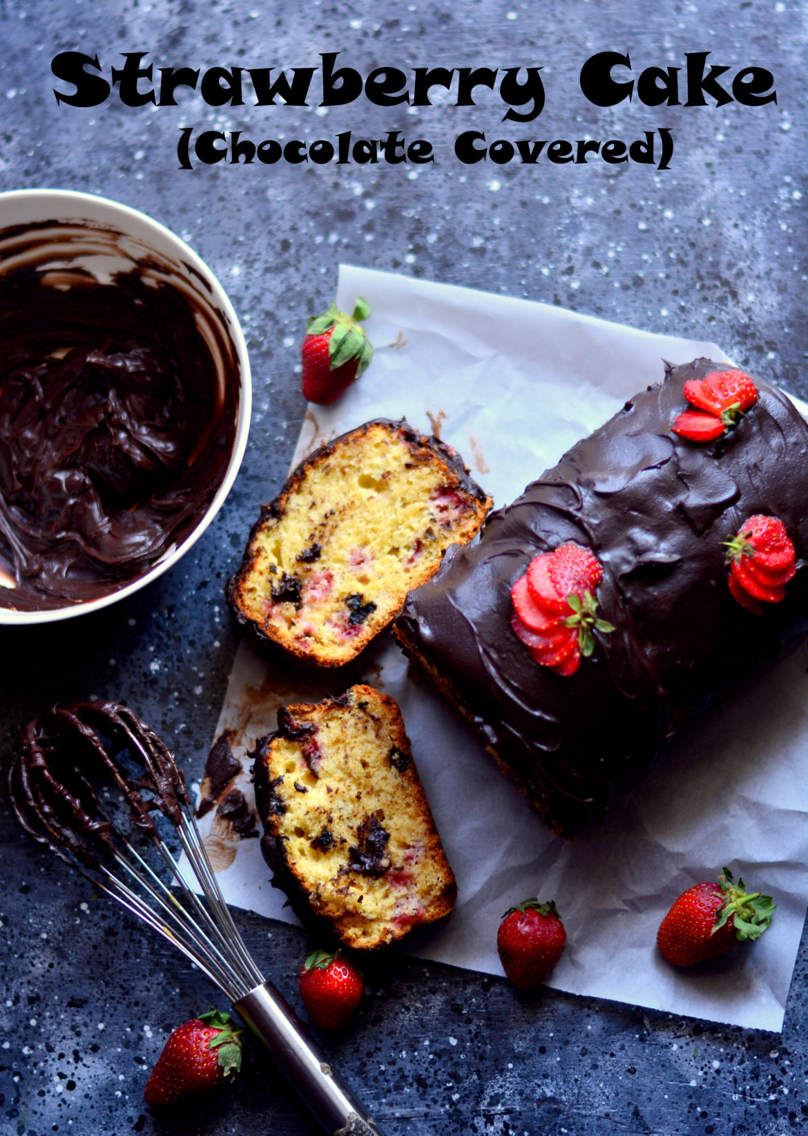 Chocolate Covered Strawberry Cake
