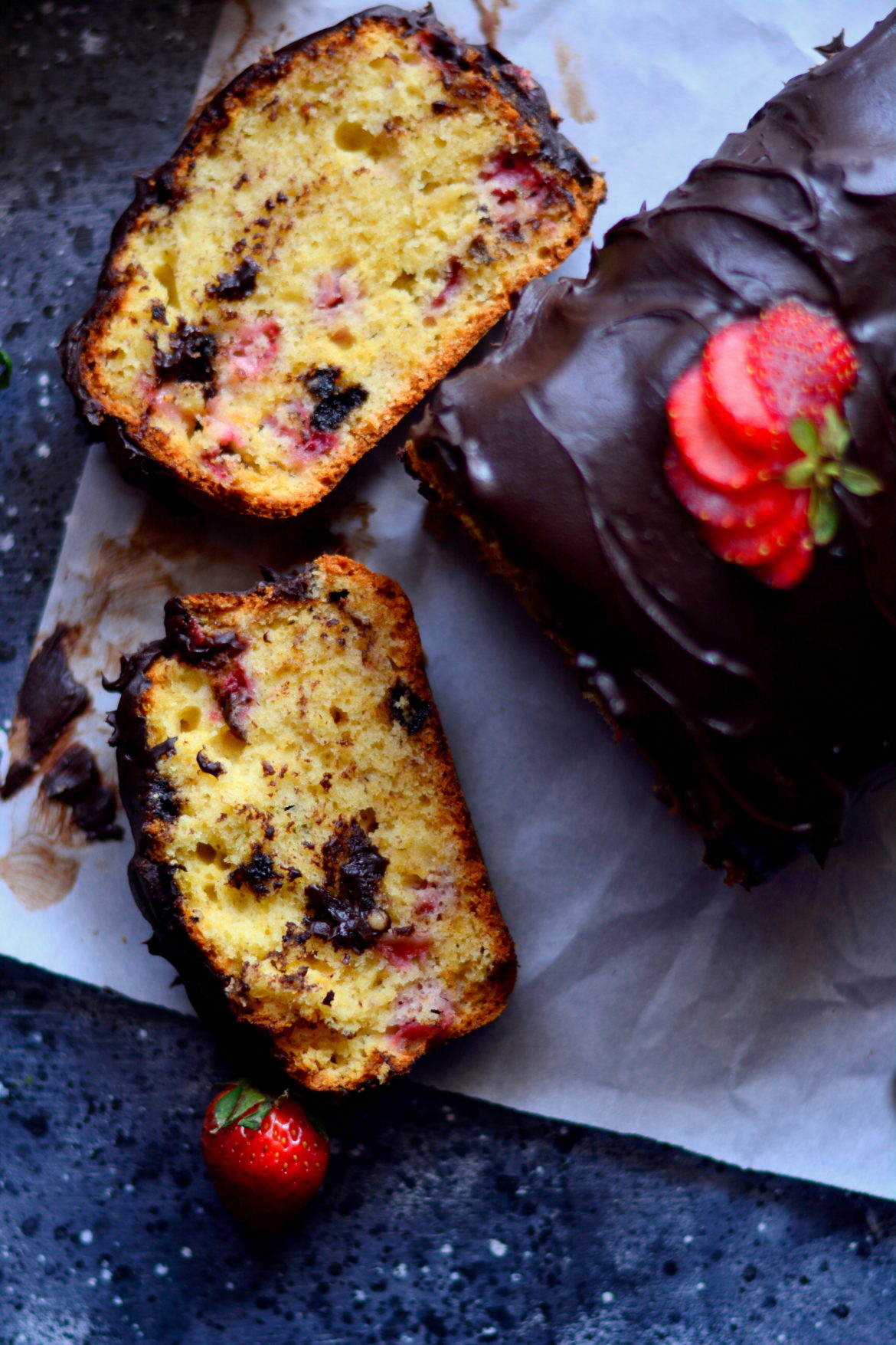 Chocolate Covered Strawberry Cake