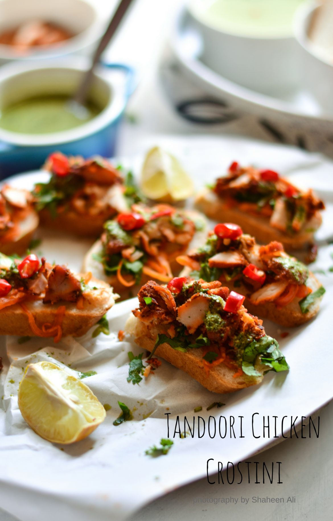 Chicken Tandoori Crostini