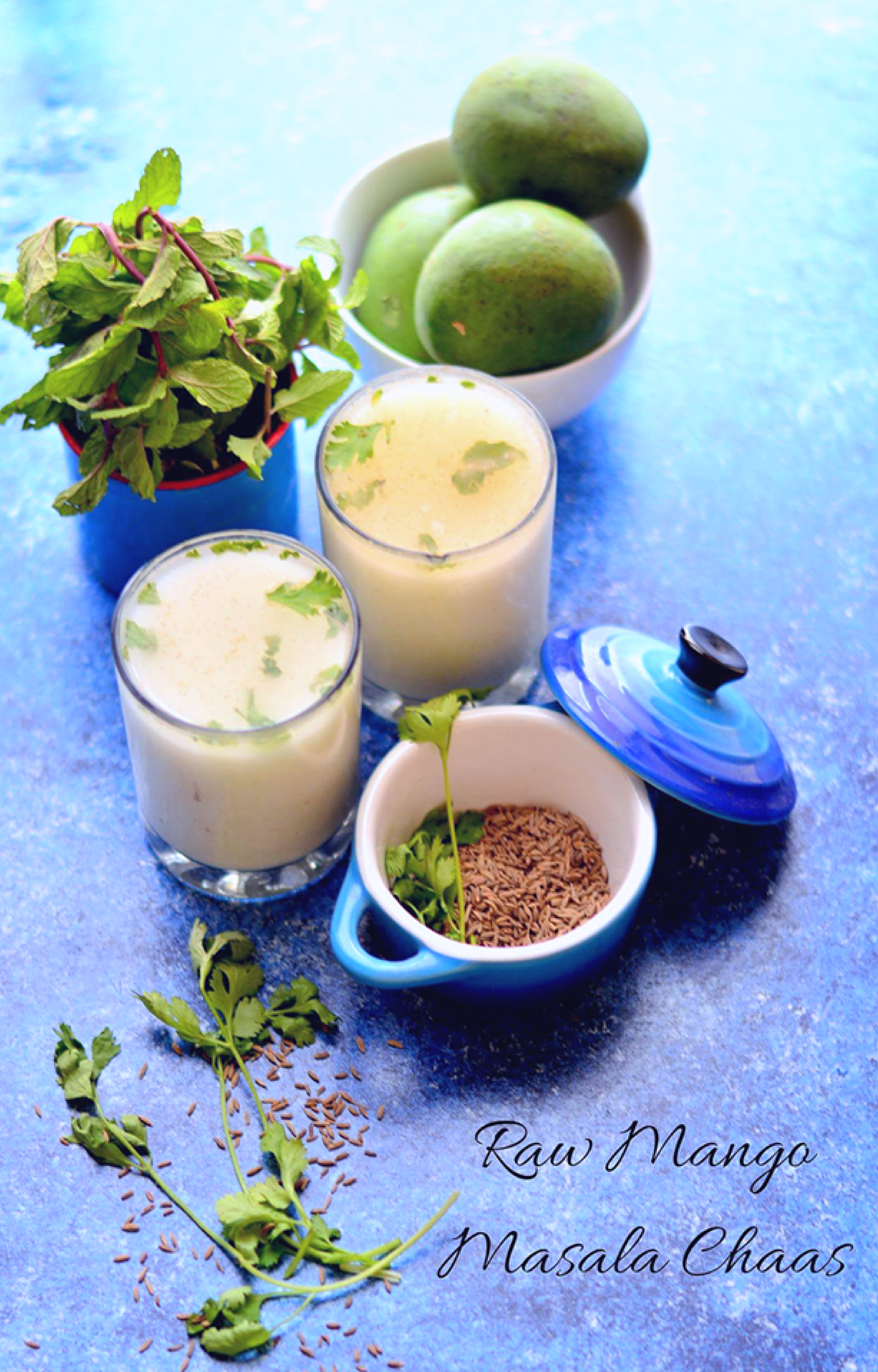 raw mango masala chaas raw mango flavored spiced butter milk raw mango masala chaas raw mango flavored spiced butter milk