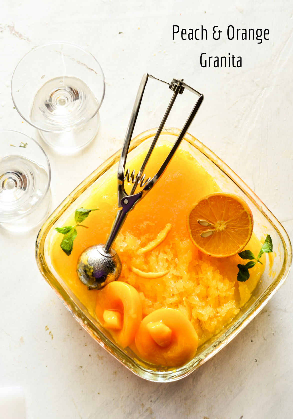 Peach & Orange Granita