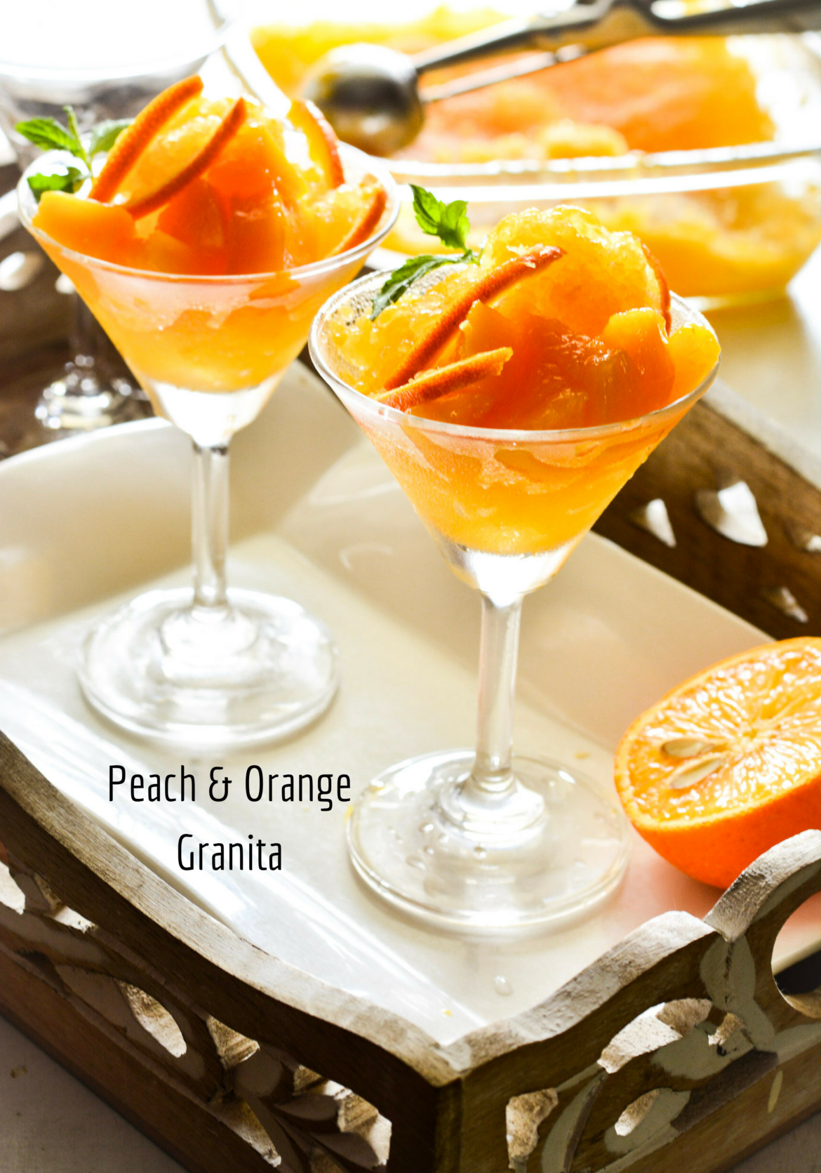 Peach & Orange Granita