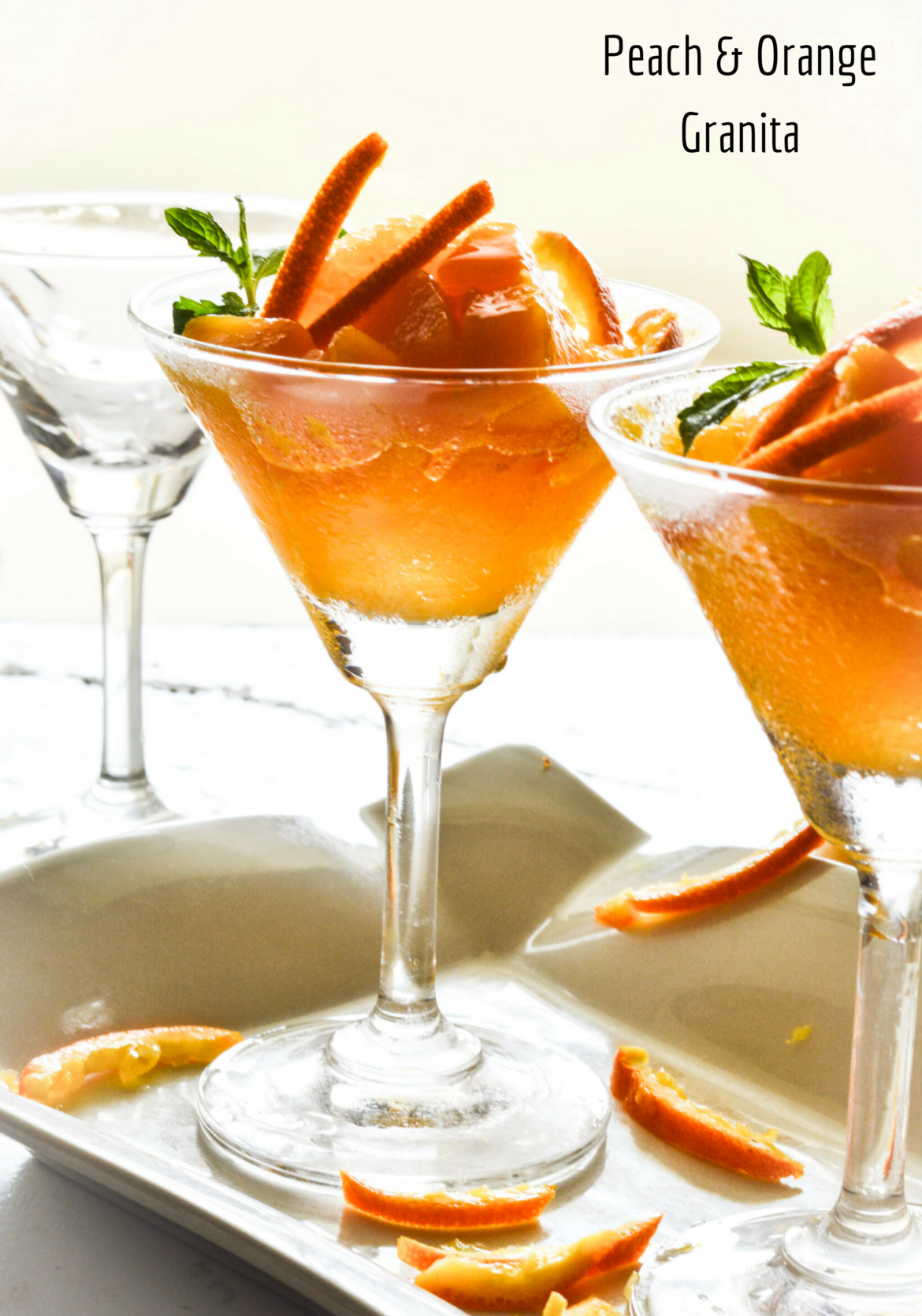 Peach & Orange Granita