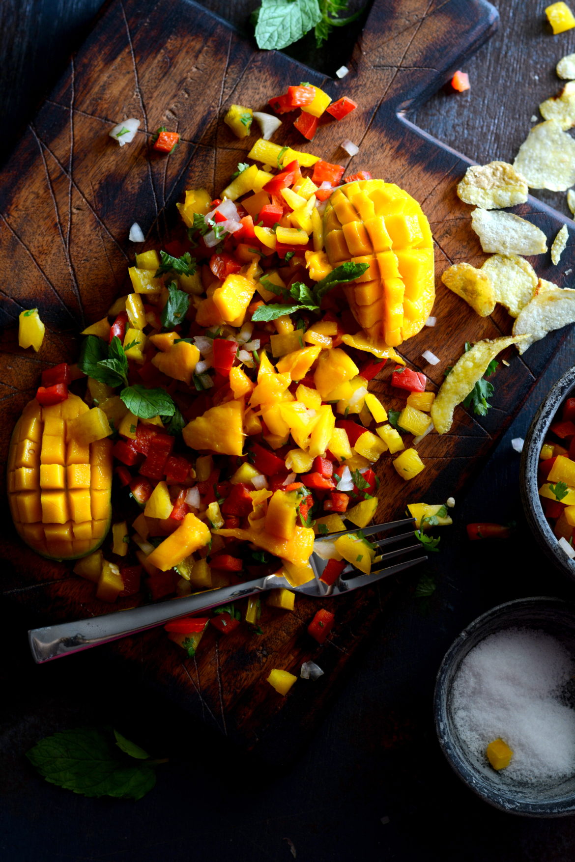 Mango Bell Pepper Salsa