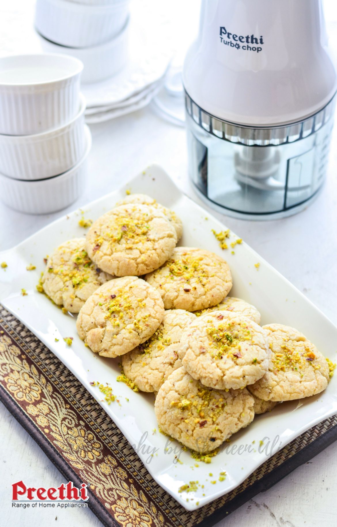 Pista Badam Oatmeal Cookies
