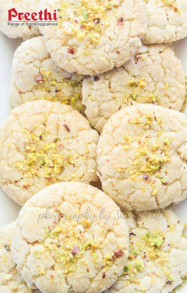 Pista Badam Oatmeal Cookies