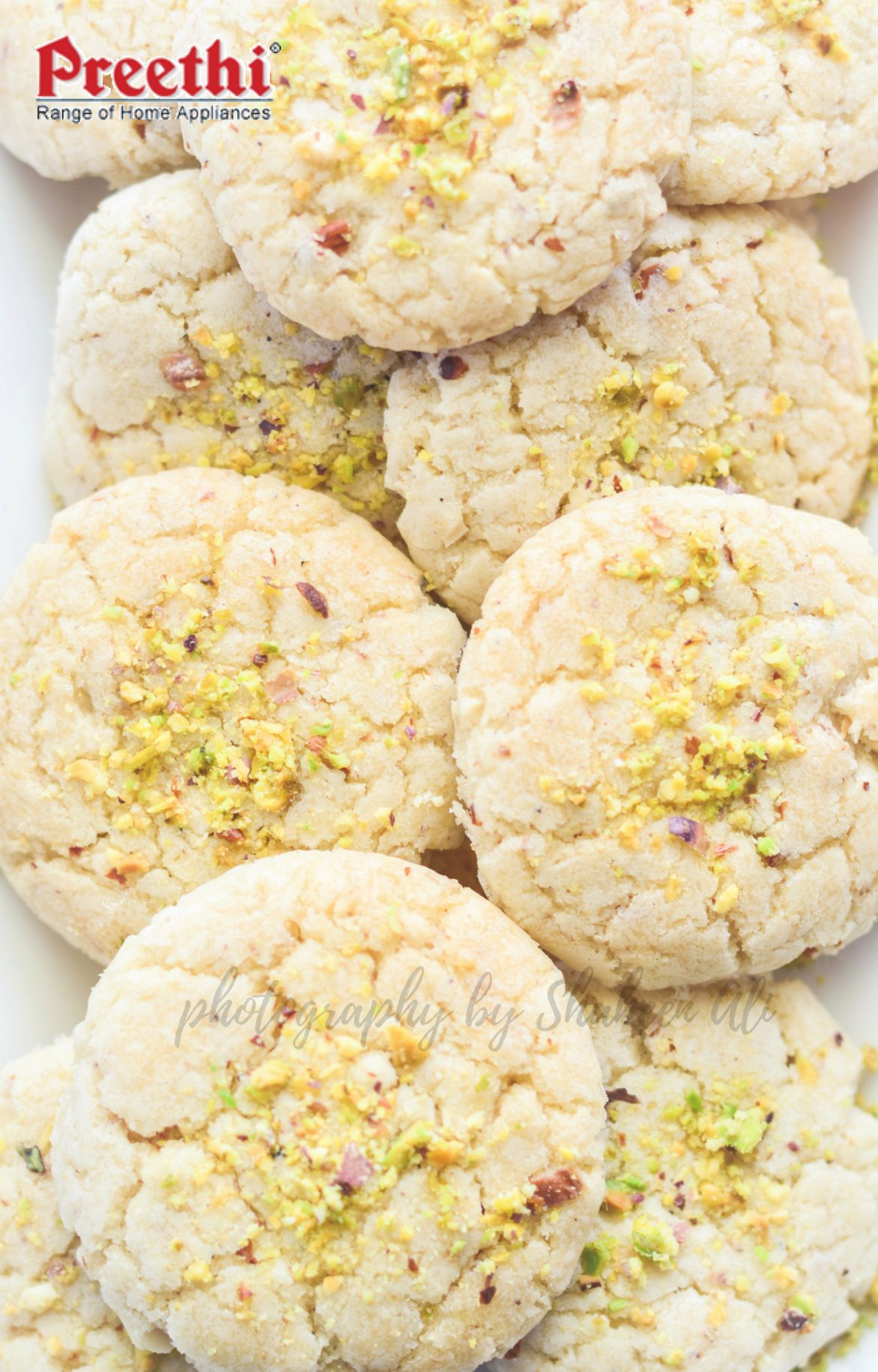 Pista Badam Oatmeal Cookies