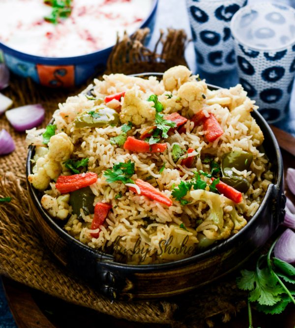 Brown Rice Veg Pilaf