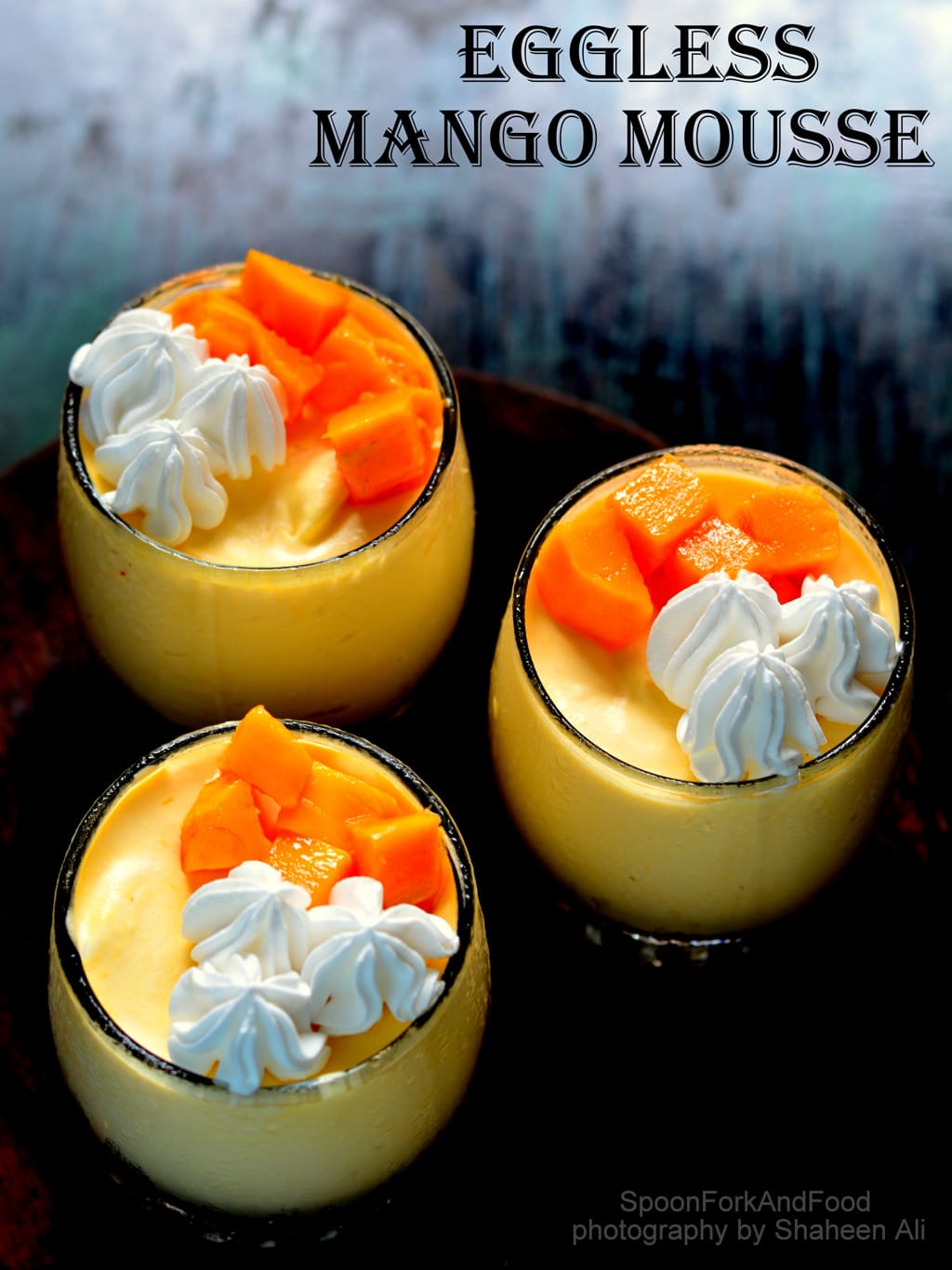 EGGLESS MANGO MOUSSE Recipe | Spoon Fork And Food