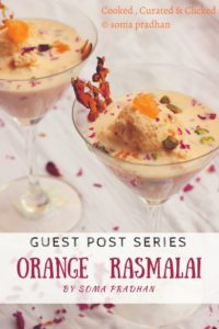Orange Rasmalai By Soma Pradhan