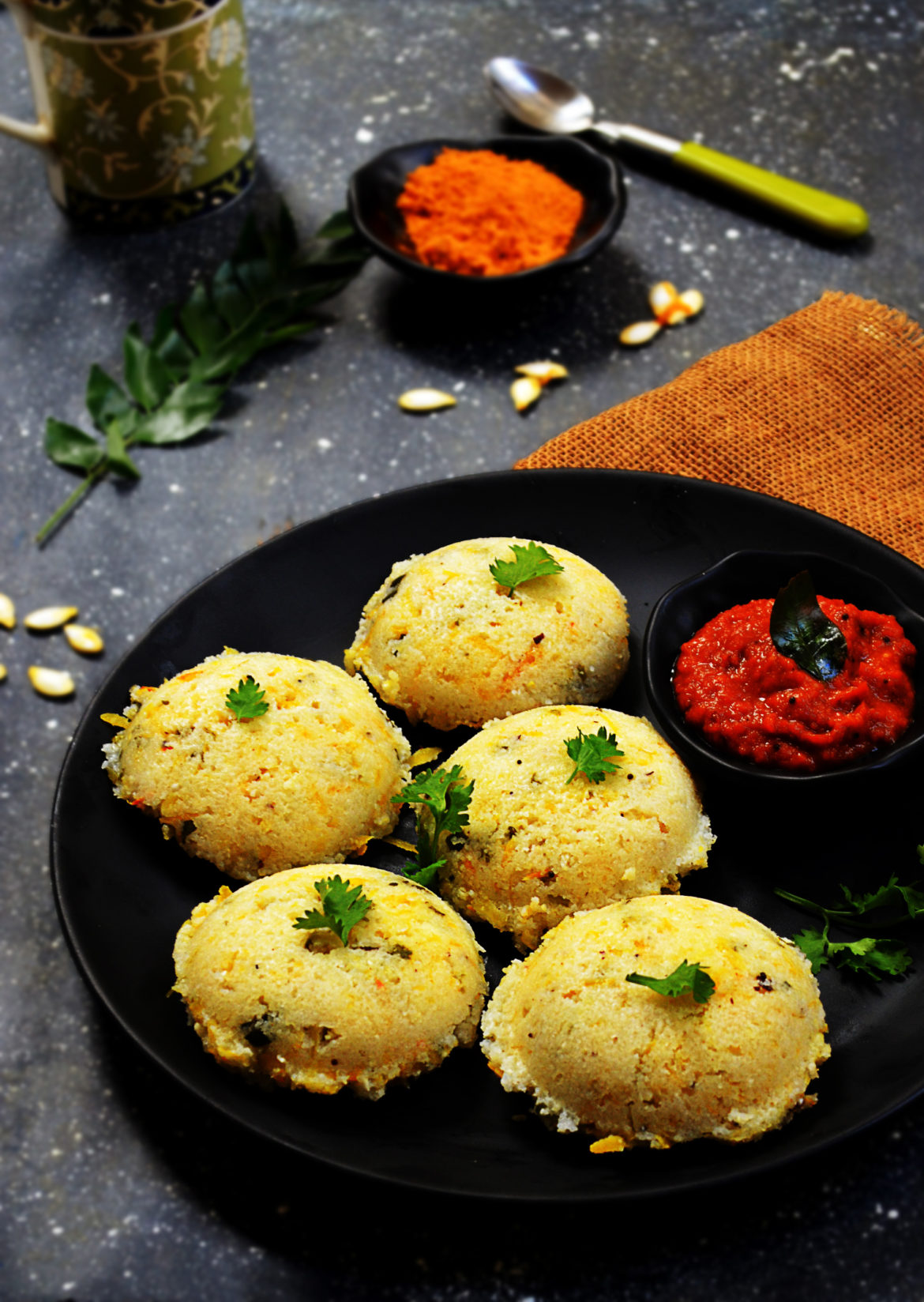 Instant Pumpkin Idli By Smitha Kalluraya