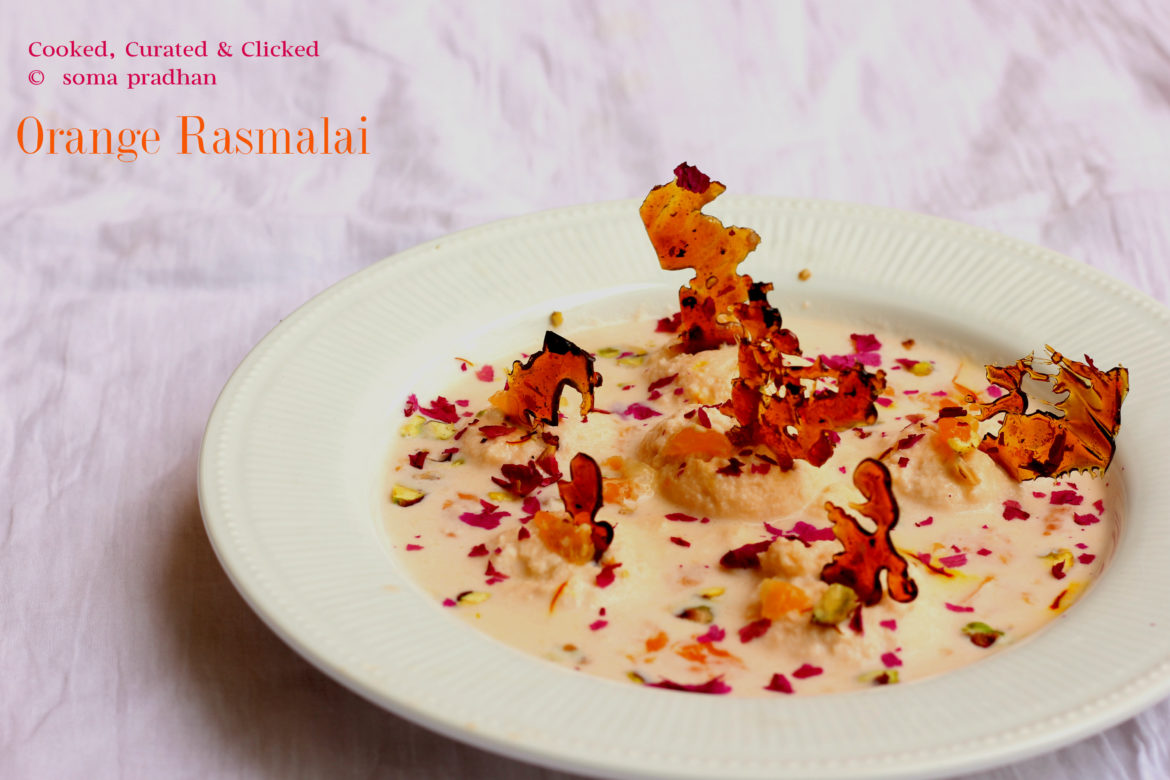 Orange Rasmalai