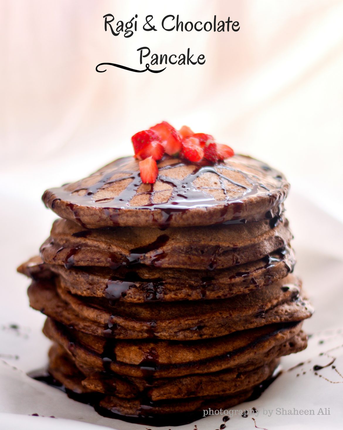 Ragi & Chocolate Pan Cake