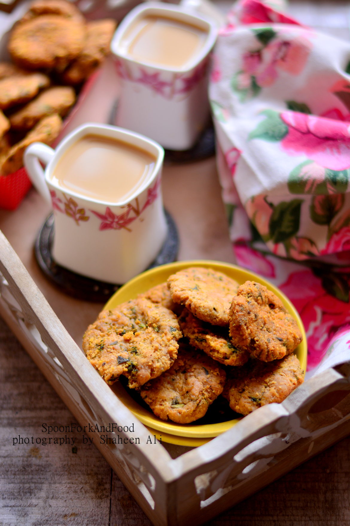Baked Karela Crackers