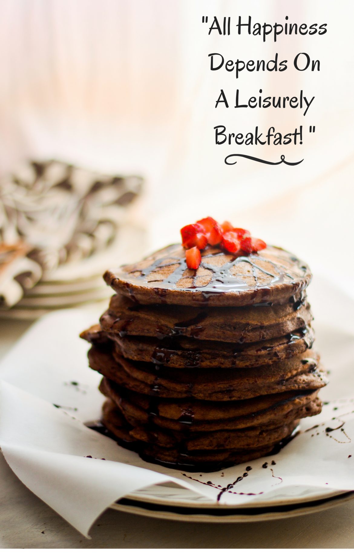Ragi & Chocolate Pan Cake