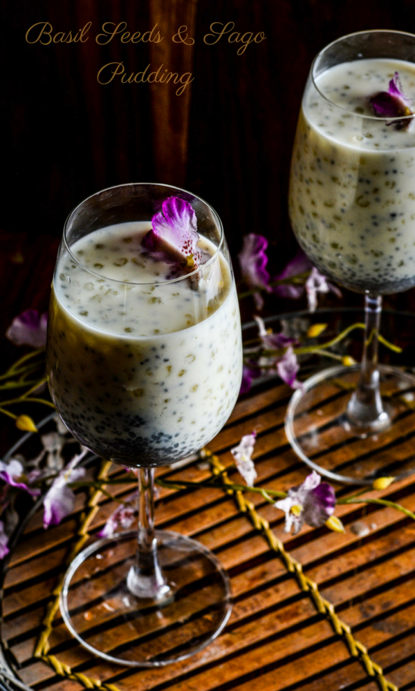 Basil Seeds & Sago Pudding