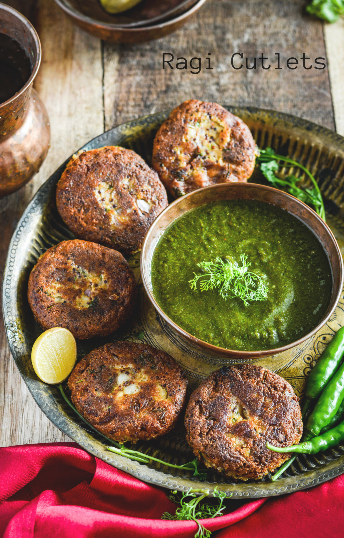 Sprouted Ragi Cutlets