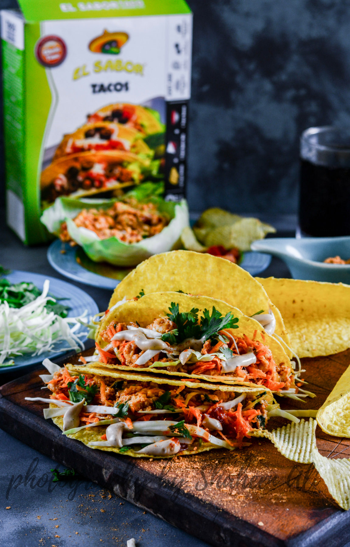 Paneer Corn and Bean Taco